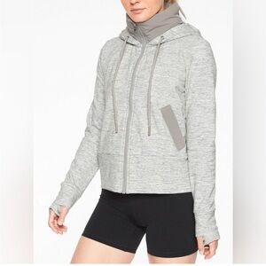 Athleta victory primaloft hooded zip up jacket small
